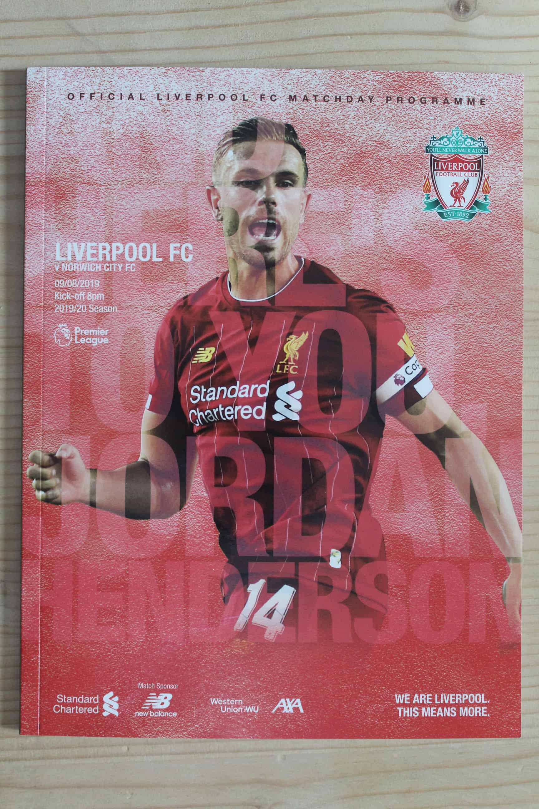 Liverpool FC v Norwich City FC